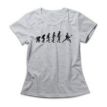Camiseta Feminina Rock Evolution