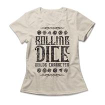 Camiseta Feminina Rolling Dice Camiseta Feminina Rolling Dice