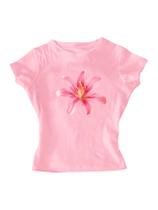 Camiseta feminina RoseSeek com estampa floral, ajuste justo, 8 anos, rosa claro Camiseta feminina RoseSeek com estampa floral, ajuste justo, 8 anos, rosa claro