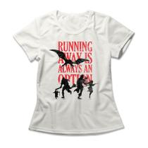 Camiseta Feminina Running Away