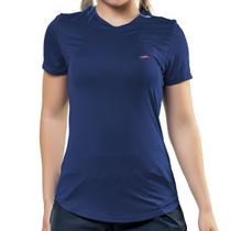 Camiseta Feminina Running Tecido Furadinho Poliéster Elite