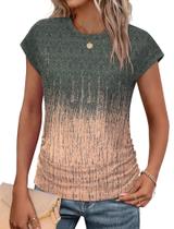 Camiseta feminina SAMPEEL, caimento folgado, manga curta, de verão, tamanho M Camiseta feminina SAMPEEL, caimento folgado, manga curta, de verão, tamanho M