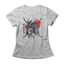 Camiseta Feminina Samurai Skull