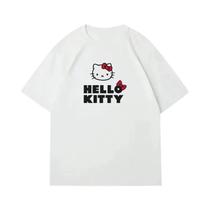 Camiseta Feminina Sanrio Hello Kitty Kuromi My Melody De Secagem Rápida Com Gola Redonda E Manga Camiseta Feminina Sanrio Hello Kitty Kuromi My Melody De Secagem Rápida Com Gola Redonda E Manga
