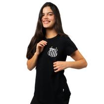 Camiseta Feminina Santos F.C. Baby Look Escudo