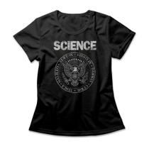 Camiseta Feminina Science Band - Camiseta Feminina Science Band -