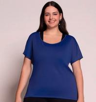 Camiseta Feminina Selene Academia Plus Size 24965 Camiseta Feminina Selene Academia Plus Size 24965
