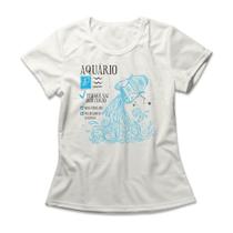 Camiseta Feminina Signo Aquário