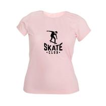 Camiseta Feminina Skate Capacete Dia a Dia Confortável