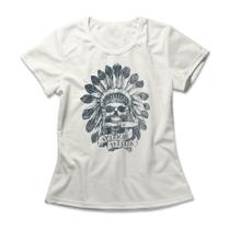 Camiseta Feminina Skull Apache Camiseta Feminina Skull Apache