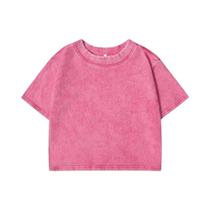 Camiseta Feminina Slim Fit De Algodão Macio, Cor Sólida, Com Strass, Manga Curta, Moda