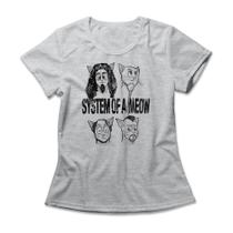 Camiseta Feminina System Of A Meow Camiseta Feminina System Of A Meow