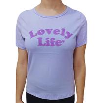 Camiseta feminina t-shirt estampada malha algodão slim 3037.c1 - VTM