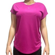 Camiseta Feminina T-Shirt Mizuno Spark New Treino Rosa Pink 4146498