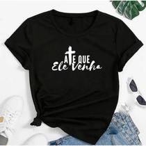 Camiseta Feminina T-Shirt Religiosa