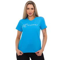 Camiseta Feminina T-Shirt Tecido 100% Algodão Estonada Premium Estampa Amor Love