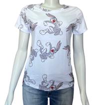 Camiseta Feminina T- shirts Desenho Animado Várias Estampas