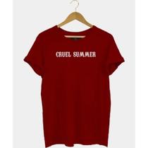 Camiseta Feminina Taylor Swift Camisa Baby Look Cruel Summer