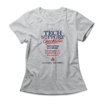 Camiseta Feminina Tech Support Checklist