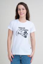 Camiseta Feminina Texas Farm - Cf237 - Branco