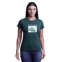 Camiseta Feminina Texas Farm - Cf244 - Verde Esmeralda