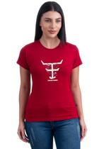 Camiseta Feminina Texas Farm - Cf278 - Vermelho Cereja