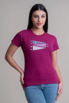 Camiseta Feminina Texas Farm - Cf337 - Roxo Amora P