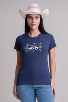 Camiseta Feminina Texas Farm - Cf346 - Azul Marinho P