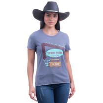 Camiseta Feminina Texas Farm - High Way - Cf264 - Cinza Medio