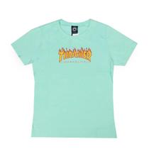 Camiseta Feminina Thrasher Skate Mag Girl Verde Claro