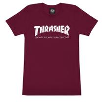 Camiseta Feminina Thrasher Skate Vermelha