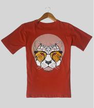 Camiseta Feminina Tigre Laranja Tendencia Tam M Camiseta Feminina Tigre Laranja Tendencia Tam M