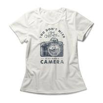 Camiseta Feminina Time Machine Camera
