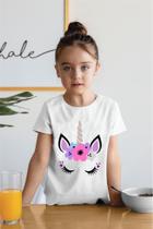 Camiseta Feminina Unicórnio Infantil