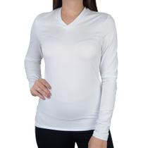 Camiseta Feminina Upman ML Térmica Branca - 244RF