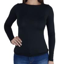 Camiseta Feminina Upman Segunda Pele Térmica Preta 245RS