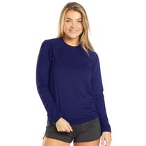 Camiseta Feminina UV Manga Longa Proteção UV 50 - Slim Fitness