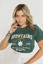 Camiseta Feminina Verde Militar Denver