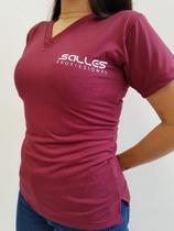 Camiseta Feminina Vinho Salles Profissional Camiseta Feminina Vinho Salles Profissional