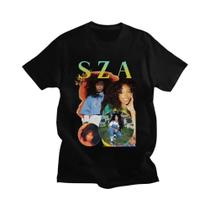 Camiseta Feminina Vintage Punk Hip Hop Harajuku Com Estampa Do Álbum SZA CTRL X SOS