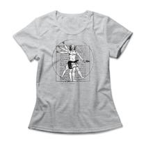 Camiseta Feminina Vitruvian Rock