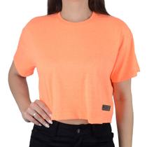 Camiseta Feminina Voorth Cropped Laranja - 5628S Camiseta Feminina Voorth Cropped Laranja - 5628S
