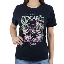 Camiseta Feminina Voorth MC Estampada Preta - 5632S Camiseta Feminina Voorth MC Estampada Preta - 5632S