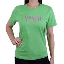 Camiseta Feminina Voorth MC Verde Neon - 5632S Camiseta Feminina Voorth MC Verde Neon - 5632S