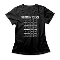 Camiseta Feminina Women In Science Camiseta Feminina Women In Science
