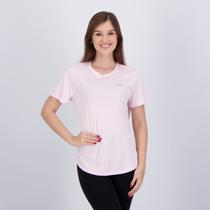 Camiseta Fila Basic Sports Feminina Rosa Claro Camiseta Fila Basic Sports Feminina Rosa Claro