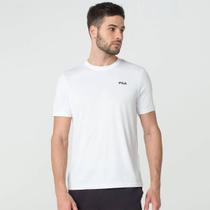 Camiseta Fila Basic Sports II Branco e Prata Camiseta Fila Basic Sports II Branco e Prata