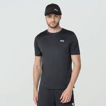 Camiseta Fila Basic Sports II Preto e Prata Camiseta Fila Basic Sports II Preto e Prata