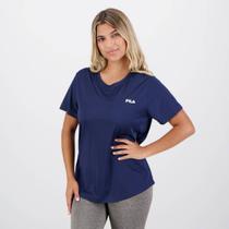 Camiseta Fila Basic Sports Polygin Feminina Marinho Camiseta Fila Basic Sports Polygin Feminina Marinho