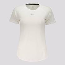 Camiseta Fila Bio III Logo Feminina Branca Camiseta Fila Bio III Logo Feminina Branca